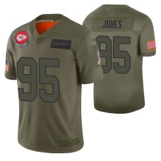 Kansas City Chiefs Chris Jones Camo 2019 Salute to Service Limited Jersey