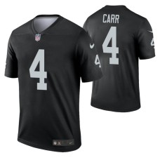 Men Derek Carr #4 Las Vegas Raiders Black Legend Jersey