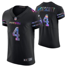 Dallas Cowboys Dak Prescott #4 Vapor Elite Black golden special edition Jersey