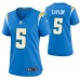 Women Los Angeles Chargers Tyrod Taylor #5 Game Powder Blue Jersey