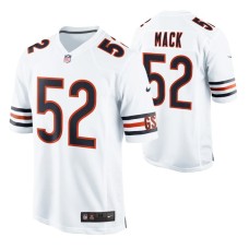 Men Chicago Bears Khalil Mack #52 Game White Jersey