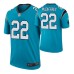 Nike Carolina Panthers #22 Christian McCaffrey Blue Jersey Color Rush