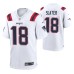 Men New England Patriots Matthew Slater #18 Game White Jersey