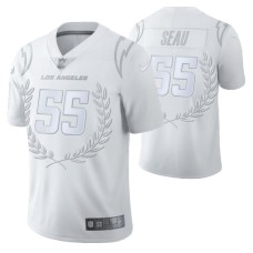 Los Angeles Chargers #55 Junior Seau limited edition White collection Jersey