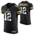 Men Green Bay Packers Aaron Rodgers Golden Edition Black Elite Jersey