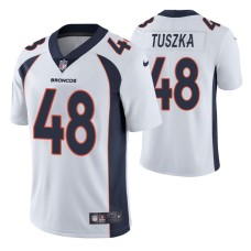 Denver Broncos Derrek Tuszka Vapor Untouchable Limited White Jersey