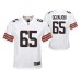 Youth Cleveland Browns Larry Ogunjobi Game #65 White Jersey