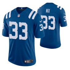 Indianapolis Colts Roosevelt Nix Vapor Untouchable Limited Royal Jersey