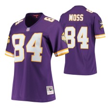 Women Minnesota Vikings Randy Moss Legacy Replica Purple Jersey