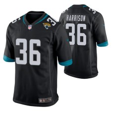 Men Jacksonville Jaguars #36 Ronnie Harrison Black Nike Game Jersey