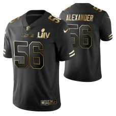 Kwon Alexander San Francisco 49ers Super Bowl LIV Black Vapor Limited Golden Edition Jersey