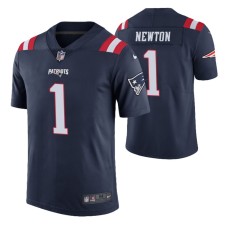 New England Patriots Cam Newton Color Rush Limited Navy Jersey