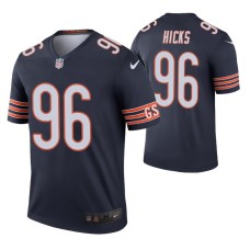 Men Akiem Hicks #96 Chicago Bears Navy Legend Jersey