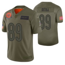 Mike Ditka Chicago Bears Camo 2019 Salute to Service Limited Jersey