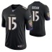 Men Baltimore Ravens Marquise Brown Black 100th Season Limited Jersey