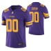 Men Minnesota Vikings #00 Custom Purple Nike color rush Limited Jersey