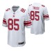 New York Giants #85 Levine Toilolo White Game Jersey