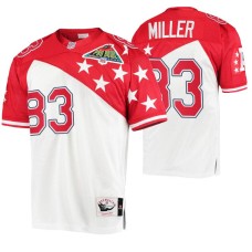 1994 Pro Bowl Los Angeles Chargers #83 Anthony Miller White Red AFC Authentic Jersey