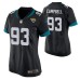 Women Jacksonville Jaguars #93 Calais Campbell Black Nike Game Jersey