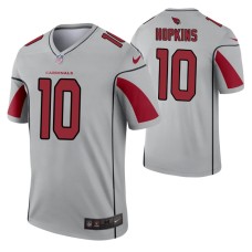 Men DeAndre Hopkins Arizona Cardinals Jersey Silver Inverted Legend Edition