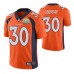 Men Denver Broncos Phillip Lindsay Super Bowl 50 Patch Orange Vapor Limited Jersey