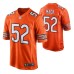 Men Chicago Bears Khalil Mack #52 Game Orange Jersey