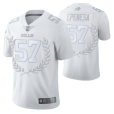 Buffalo Bills #57 AJ Epenesa Vapor Limited White Platinum Jersey