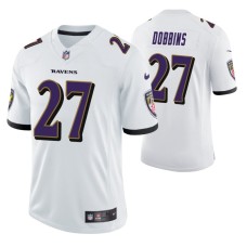 Ravens J.K. Dobbins 2020 NFL Draft White Jersey Vapor Limited