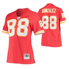 Women Kansas City Chiefs Tony Gonzalez Legacy Replica Red Jersey