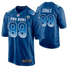 Men NFC Los Angeles Rams Aaron Donald 2019 Pro Bowl Nike Game Jersey Royal