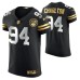 Kansas City Chiefs Taco Charlton #94 Golden Edition Black Elite Jersey