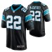 Youth Carolina Panthers Christian McCaffrey #22 Game Black Jersey