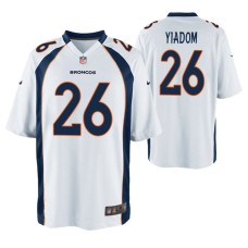 Isaac Yiadom Denver Broncos 2019 Game Jersey White