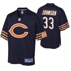 Men Chicago Bears Jaylon Johnson Team Icon Navy Jersey