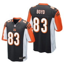 Youth Cincinnati Bengals #83 Tyler Boyd Black Nike Team Color Game Jersey