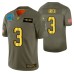 NFL 100th Season Carolina Panthers Will Grier Men 2019 Salute to Service Jersey