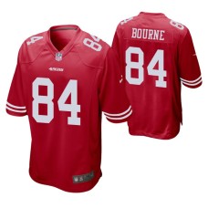 Men San Francisco 49ers #84 Kendrick Bourne Scarlet Nike Game Jersey