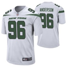 Men New York Jets #96 Henry Anderson Nike White Player Game Jersey