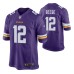 Men Minnesota Vikings #12 Chad Beebe Purple Nike Game Jersey