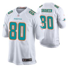 Miami Dolphins Adam Shaheen Game #80 White Jersey