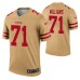 Men Trent Williams San Francisco 49ers Jersey Gold Inverted Legend