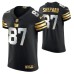 Men New York Giants Sterling Shepard Golden Edition Black Elite Jersey