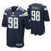 Men Los Angeles Chargers #98 Isaac Rochell Navy Nike Game Jersey