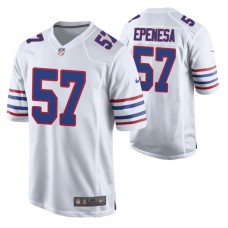 Buffalo Bills AJ Epenesa #57 Game White Alternate Jersey