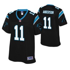 Carolina Panthers Robby Anderson Black Pro Line Jersey Women