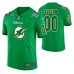 Men Miami Dolphins Custom Kelly Green St. Patrick Day Jersey