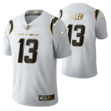 Men Los Angeles Chargers Keenan Allen Golden Limited White Jersey