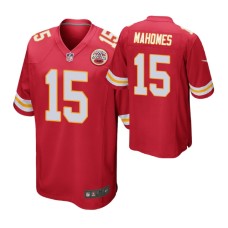 Men Kansas City Chiefs #15 Patrick Mahomes Red Nike Game Jersey