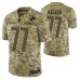 Detroit Lions #77 Frank Ragnow Camo Limited 2018 Salute to Service Jersey Men