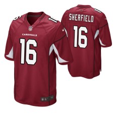 Men Arizona Cardinals #16 Trent Sherfield Red Nike Game Jersey